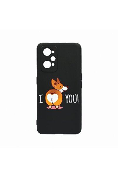 bestcase Силиконов калъф, Съвместим с Realme GT Neo 3T, Емоджи сладко кученце...