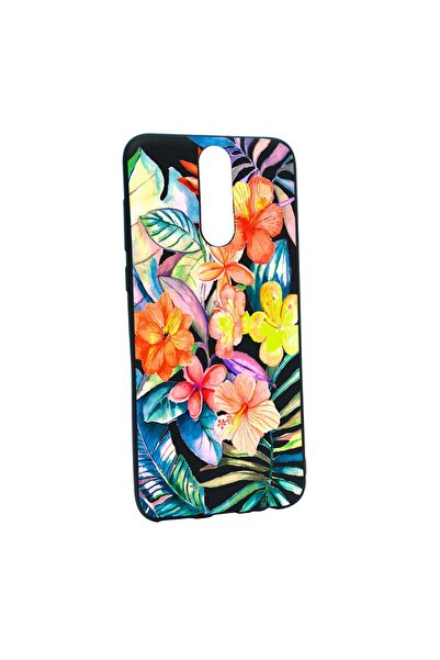 bestcase Husa Silicon Tropical Flowers, compatibila cu Nokia 2.4, rezistenta ...