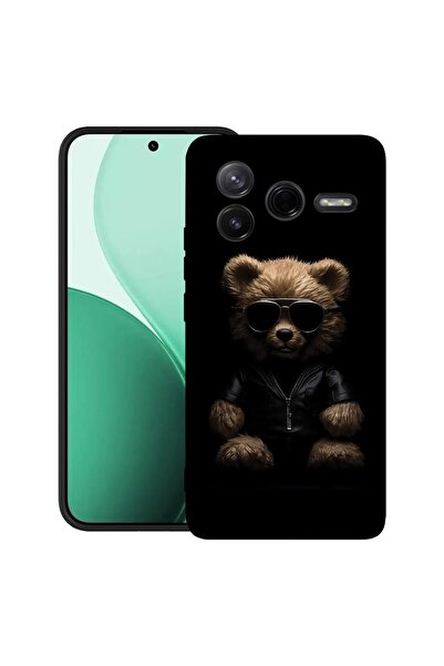 bestcase ¬Æ Husa TPU Ultra Slim Compatibil cu Poco F7 Pro, cu Design Bear Sty...
