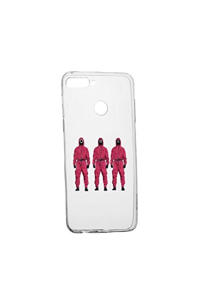 bestcase Θήκη σιλικόνης συμβατή με Huawei Y6 Prime 2018, Σχέδιο Squid Game - ...