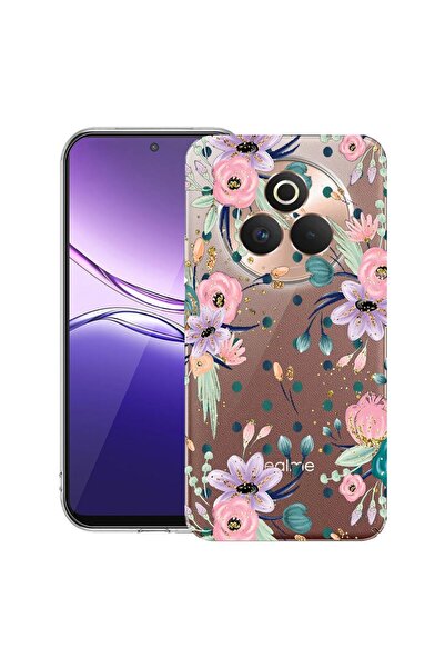 bestcase Husă pentru Realme P3 Pro cu design Colecția Flori, Silicon transpar...