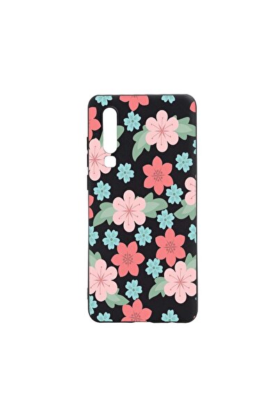 bestcase Husa Huawei P30, Happy Flowers, rezistenta la uzura, anti-alunecare,...