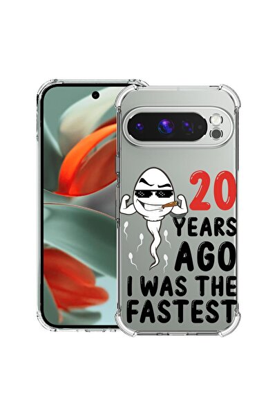 bestcase Husă Antișoc pentru Google Pixel 9 Pro XL, 20 de ani în urmă, eram c...
