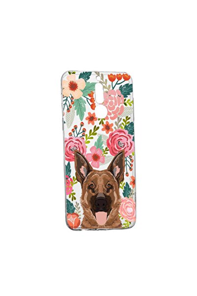 bestcase Husa Dog and Flowers, pentru Huawei Mate 10 Lite, rezistenta la uzur...