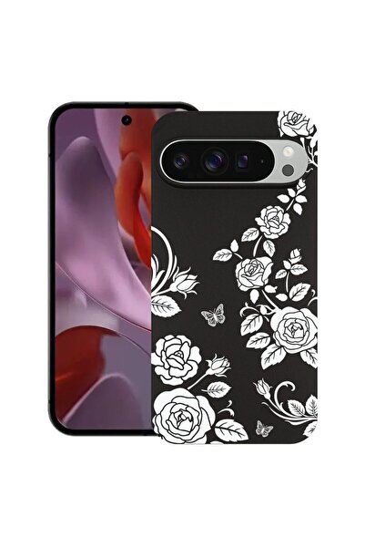 bestcase ¬Æ Husa TPU Ultra Slim Compatibila cu Google Pixel 9 / 9 Pro, Floral...