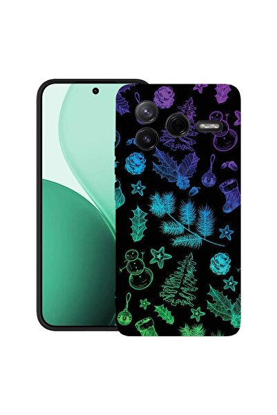 bestcase Ултра тънък TPU калъф, съвместим с Poco F7 Pro, с коледен десен, 311...