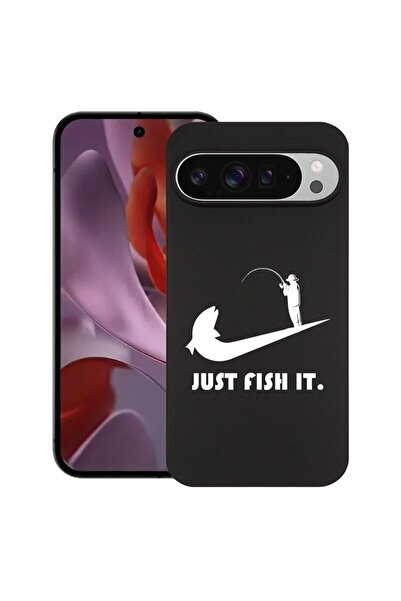 bestcase Θήκη για Google Pixel 9 Pro XL, Just Fish It, Λεπτή σιλικόνη 0.8MM, ...