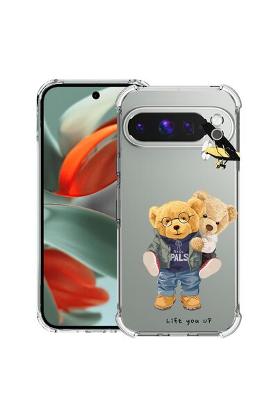 bestcase ¬Æ Husa pentru Google Pixel 9 Pro XL, Anti Shock 1.5MM, Teddy Bear L...