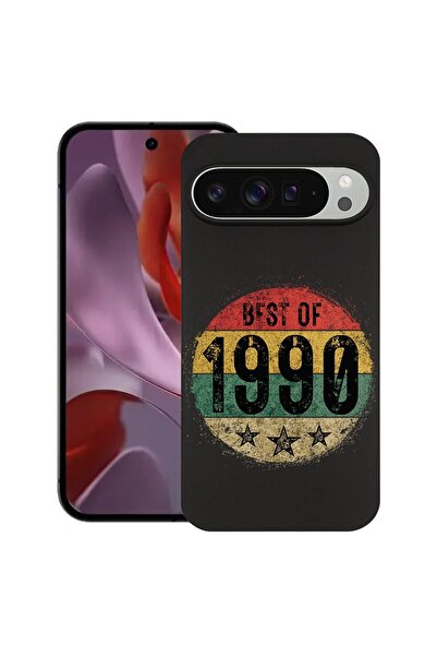 bestcase Тънък силиконов калъф за Google Pixel 9 Pro, Най-доброто от 1990, 18...