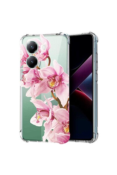 bestcase ¬Æ Husa Anti Shock Съвместима с Poco X7 Pro 5G, Флорален - Елегантна...