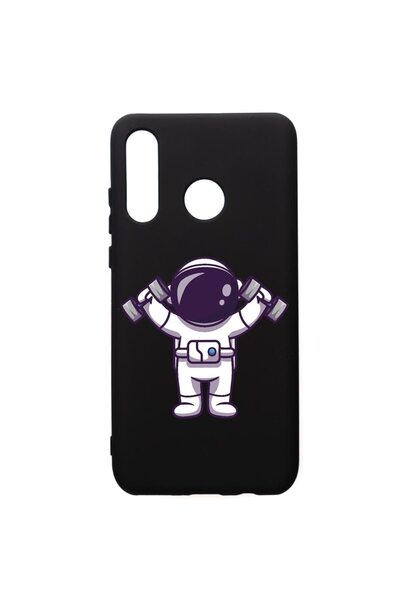 bestcase Husa Silicon Premium compatibila cu Huawei P30 Lite, Astronaut Gym, ...