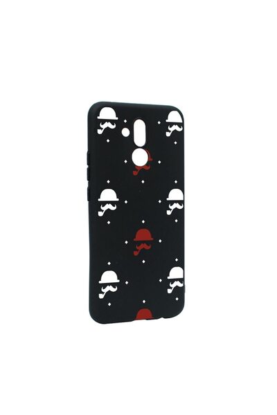 bestcase Husa Silicon Compatibila Cu Huawei Mate 20 Lite, Mustache, rezistent...