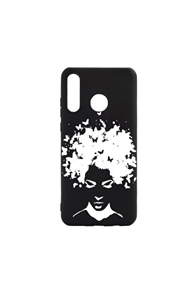 bestcase Husa Silicon Compatibila Cu Huawei P30 Lite, Woman BW, rezistenta la...