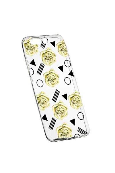 bestcase Husa Silicon, Transparent, Slim, Yellow Rose, 137, Huawei Y6 2018