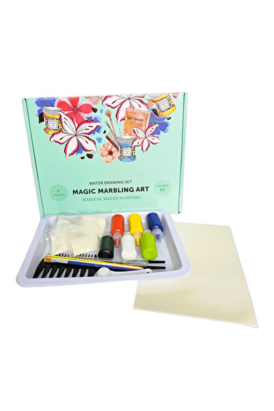 Other Kit pictura pe apa Magic Marbling Art, set creativ desen pe apa, 6 culo...