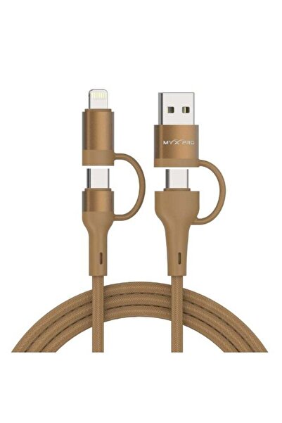 MYX PRO Turbo PowerHub 4-in-1 Fast Charging & Data Cable | 65W C-C / 27W C-L ...