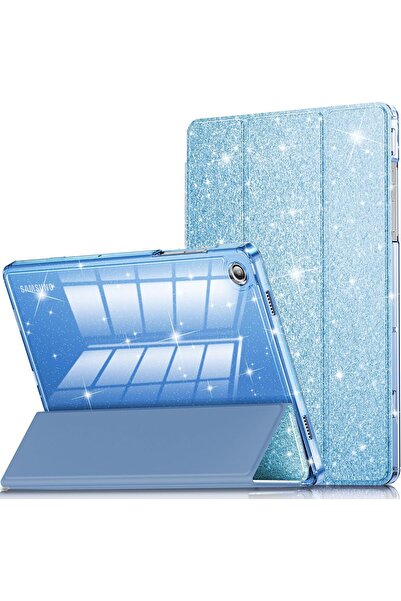 m.tk moveteck Samsung Galaxy Tab A11/A9 8.7 inç Uyumlu Kılıf Simli Işıltılı P...