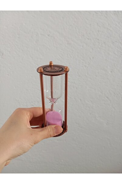 HERBALACCESSORY Metal Gövdeli Vintage Dekoratif Kum Saati – Estetik ve Zamanı...
