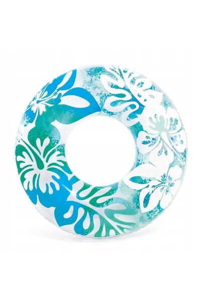 Intex Colac gonflabil pentru inot 91 cm Blue Flowers
