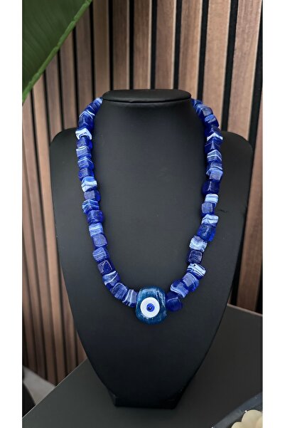 Rüya Nazar Boncuğu Glass Bead Necklace