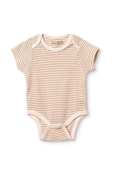 ebebek Hello Baby HelloBaby Erkek Bebek Body Çıtçıtlı Zarf Yaka Kısa Kol