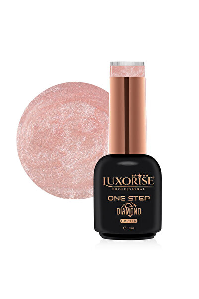 LUXORISE Semi-permanent Nail Polish One Step Diamond - Rose Quartz 10ml