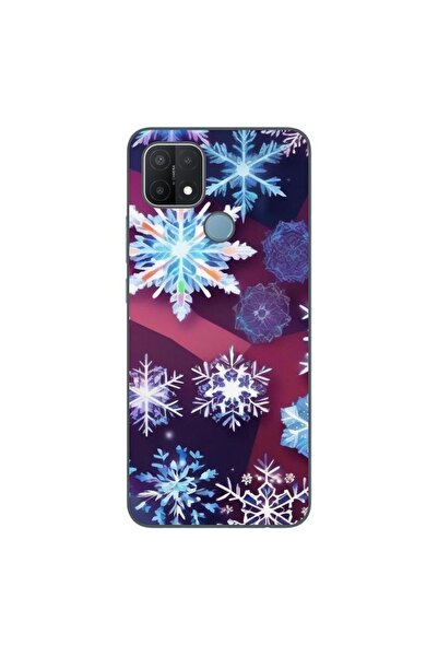 OEM Husa compatibila cu Oppo A15 si A15s Silicon Gel Tpu Model Fulgi de Gheata