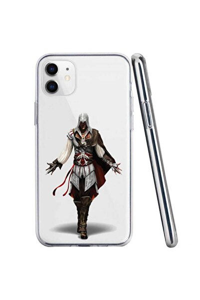 OEM Husa compatibila cu Apple iPhone 11 Silicon Transparenta Model Assasins C...