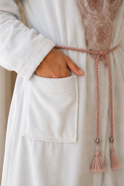 Mela Home Aura Unisex Bathrobe |   Bathrobe |   Men's Bathrobe |   Women's Bathrobe |   Gift |   Robe |   Dowry