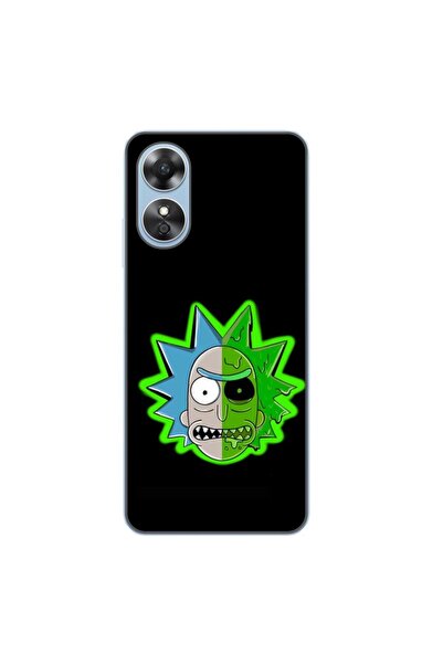 OEM Husa compatibila cu Oppo A17 Silicon Gel Tpu Model Rick And Morty Alien