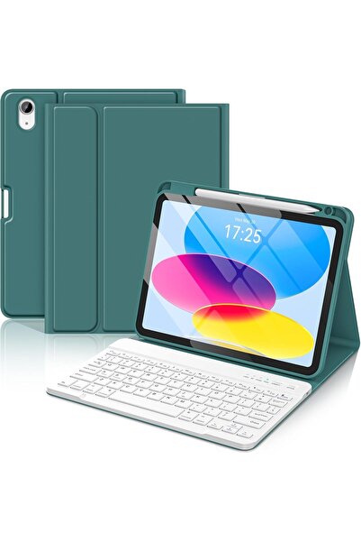 Nezih Case İpad Air 11 Inch M2 M3 Çip Air 4. /5. /6. Nesil Uyumlu Kablosuz Bl...