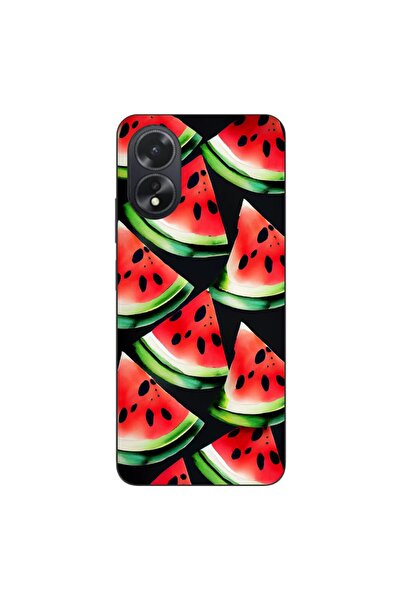 OEM Husa compatibila cu Oppo A38 4G Silicon Gel Tpu Model Watermelon Slices