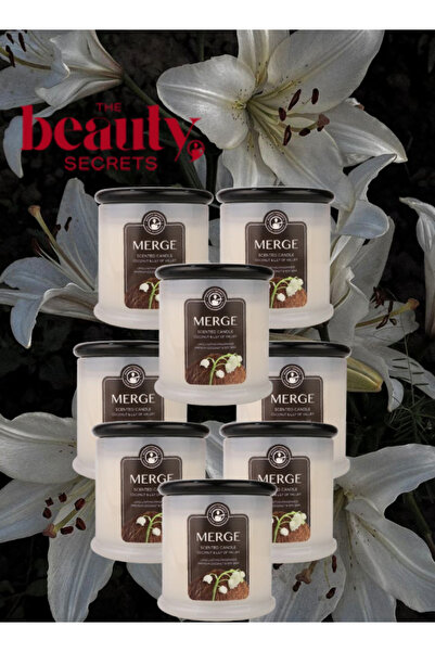 The Beauty Secrets 8 Pieces Merge Scented Candle 500grams