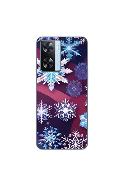 OEM Husa compatibila cu Oppo A57s Silicon Gel Tpu Model Fulgi de Gheata