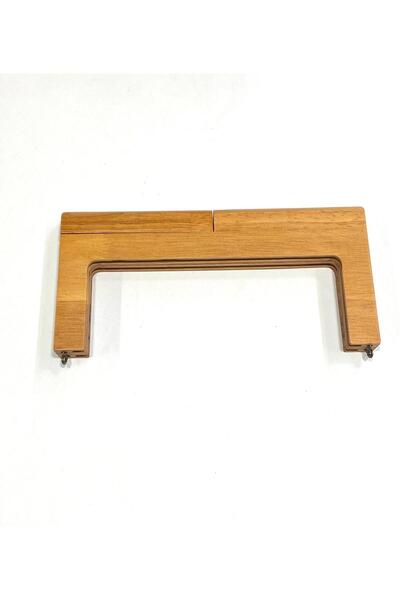 karantuhafiye Wooden Bag Holder with Magnet, Flat Corner / 25 cm