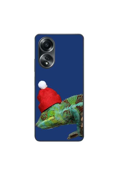OEM Husa compatibila cu Oppo A58 4G Silicon Gel Tpu Model Craciun Cameleon