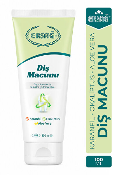 Ersağ Clove Eucalyptus Aloe Vera Extract Toothpaste 100 ml