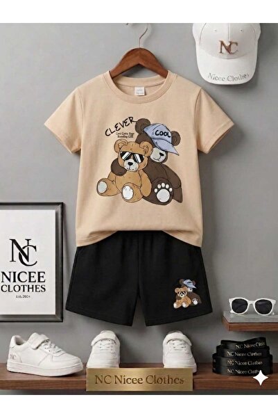 NC Nicee Clothes ΚΑΛΟΚΑΙΡΙΝΟ ΠΑΙΔΙΚΟ ΣΕΤ ΜΠΛΟΥΖΑΚΙ-ΣΟΡΤΣ ΟΥΝΙΣΕΞ (ΜΕ ΣΧΕΔΙΟ Α...