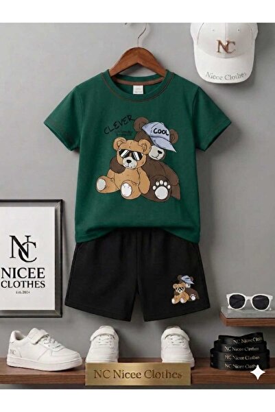 NC Nicee Clothes ΚΑΛΟΚΑΙΡΙΝΟ ΠΑΙΔΙΚΟ ΣΕΤ ΜΠΛΟΥΖΑΚΙ-ΣΟΡΤΣ ΟΥΝΙΣΕΞ (ΜΕ ΣΧΕΔΙΟ Α...