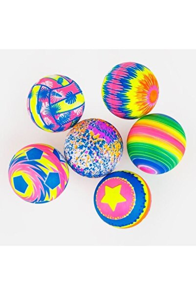 OEM Mingi de plajă colorate Ø7 cm - 6 bucăți