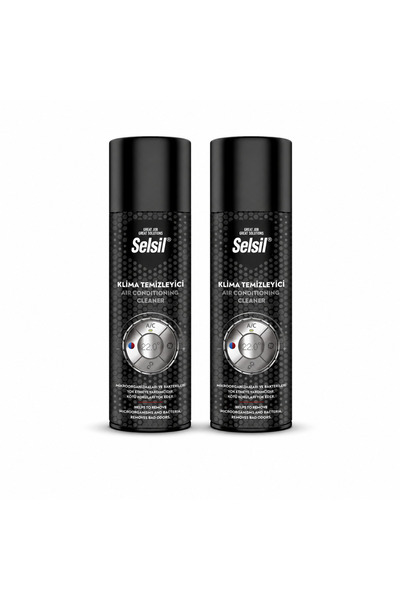 Selsil Klima Temizleyici Sprey 150 ML Araç Klima Koku Giderici Limon Kokulu 2...