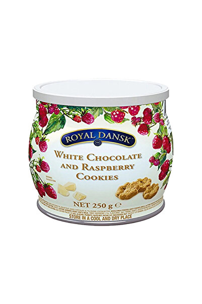 Royal Dansk RD WHITE CHOC & RASP COOKIES 12X250G