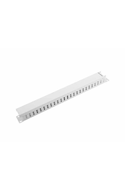 Lanberg Organizator de cabluri AK-1201-S 19 " 1U cu prindere pe bară - tip A gri