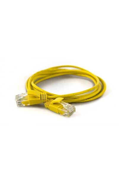 Wantec Cablu patch UTP CAT6a d=2,8mm 1,00m galben
