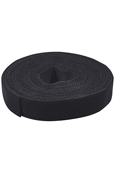 LogiLink Klettband, schwarz, Breite: 16 mm, auf Rolle, 4 m