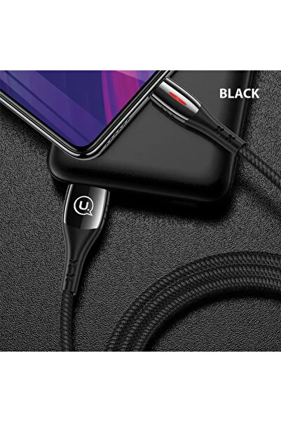 Usams Kabel USB USB-A - microUSB 1.2 m Czarny (63821-uniw)