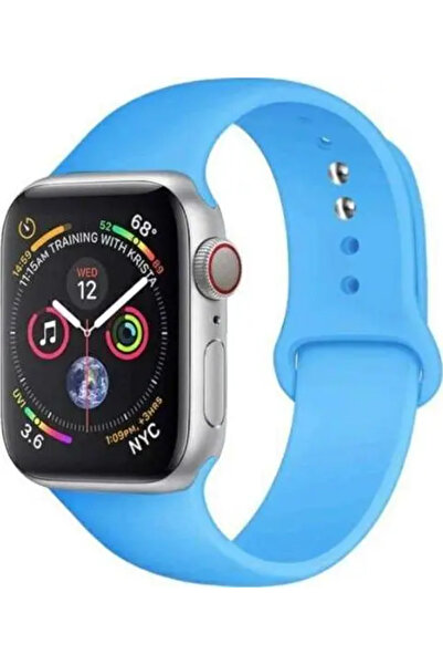 Beline Curea Apple Watch din silicon solid 38/40/41mm portocaliu-negru