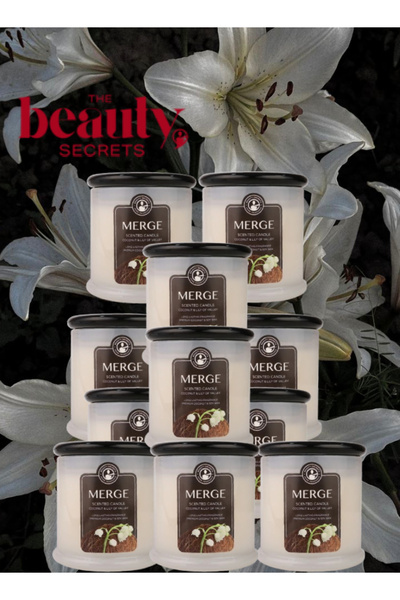 The Beauty Secrets 11 Pieces Merge Scented Candle 500grams