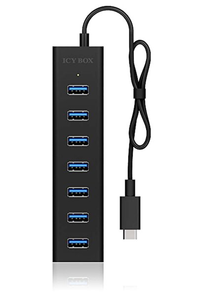 ICY BOX Hub 7 porturi IcyBox USB 3.0 IB-HUB1700-C3 USB 3.0 Tip-C (b) retail