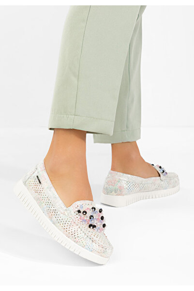 B T Shoes Lynna women's multi-colored loafers